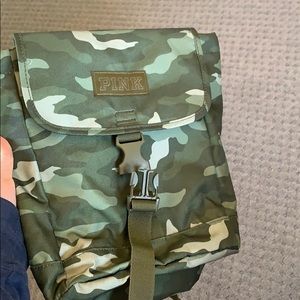 Mini PINK VS camo backpack